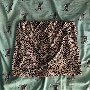 Leopard Print Tube Top